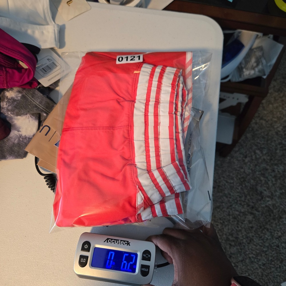 Lululemon Women's Red Orange Ruffle Athletic Skort Size 10 Tennis Golf - Picture 6 of 6